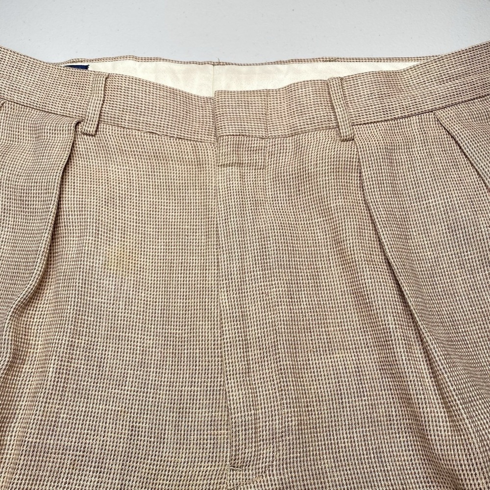 Polo by Ralph Lauren Trousers 32x30 Linen Blend Texture Academia Preppy Heritage